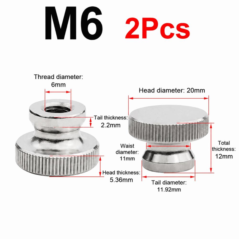 M3 M4 M5 M6 M8 M10 Knurled Nut GB806 Standard Hand Nut High Quality Clamping Nut