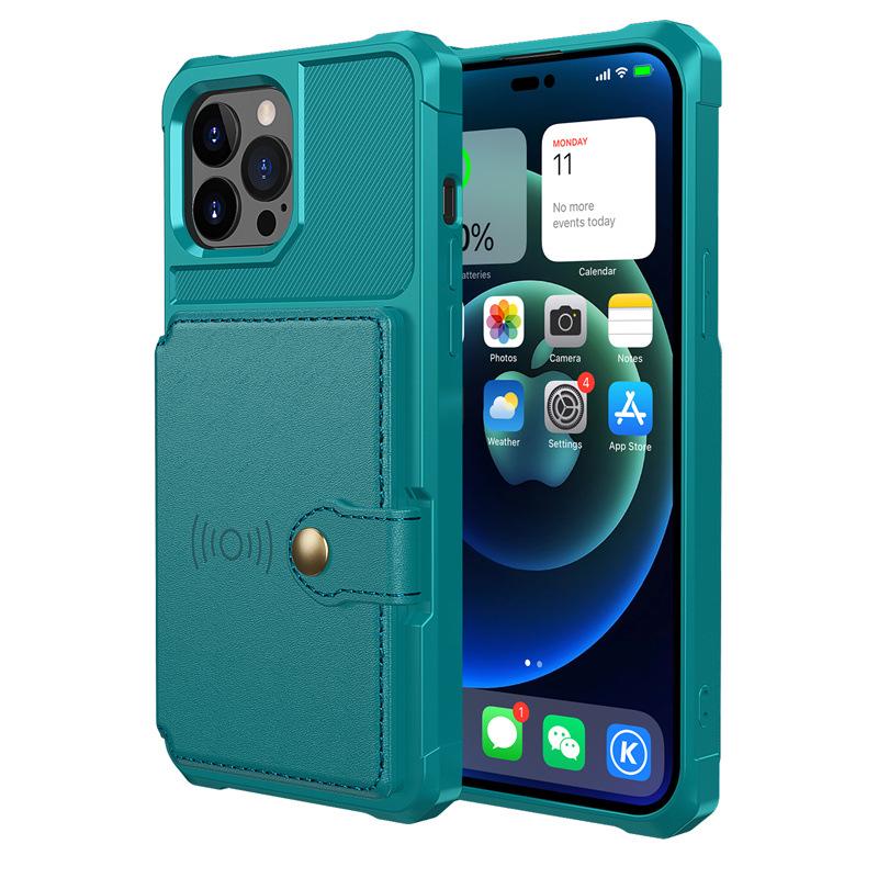 iPhone 17 Pro/16 Pro Max Magnetic Car Card Holder Anti-drop Case