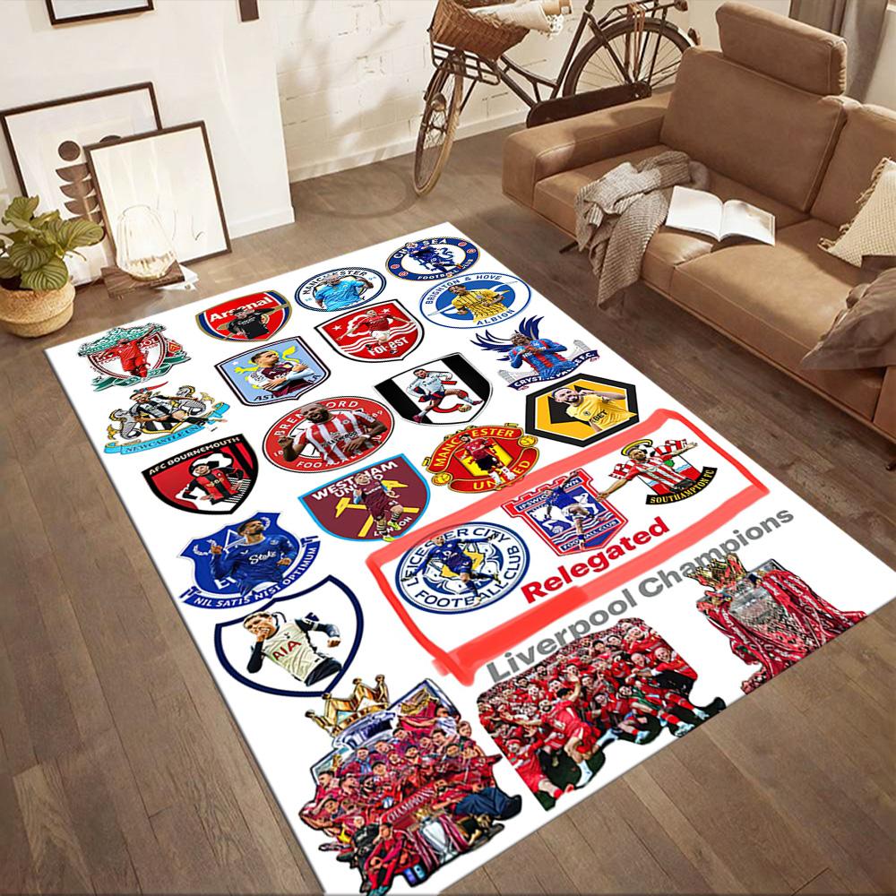 Arsenal Area Rug Perfect for Decorate room Living Rooms Dormitory Study room Anti-slip Rug Decorate Offices Perfect Gift for Women/Men