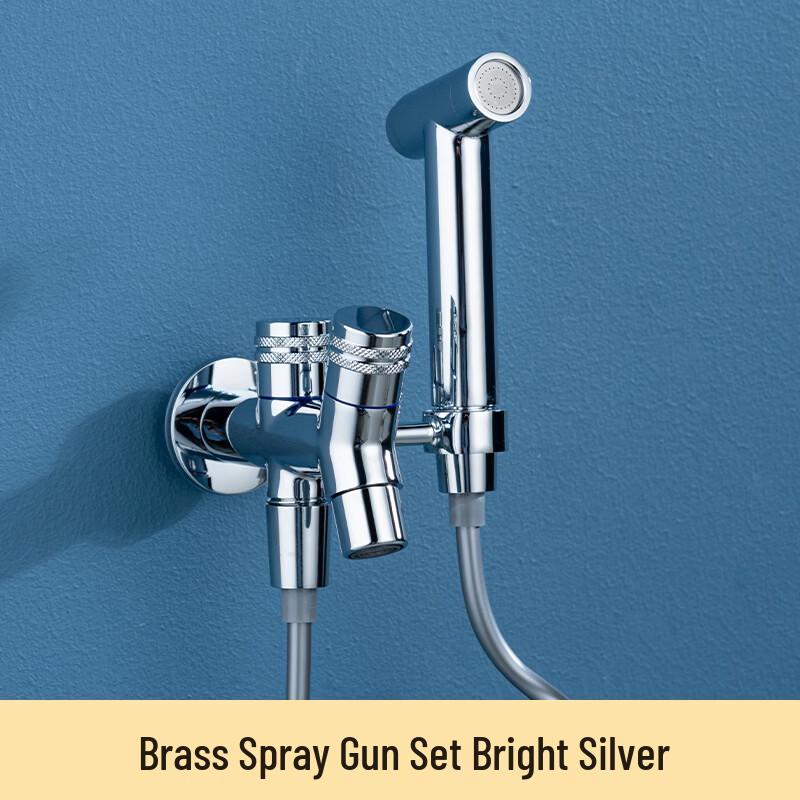 

TLXT Quick-Open Mop Sink & Toilet Faucet with Brass Spray Gun