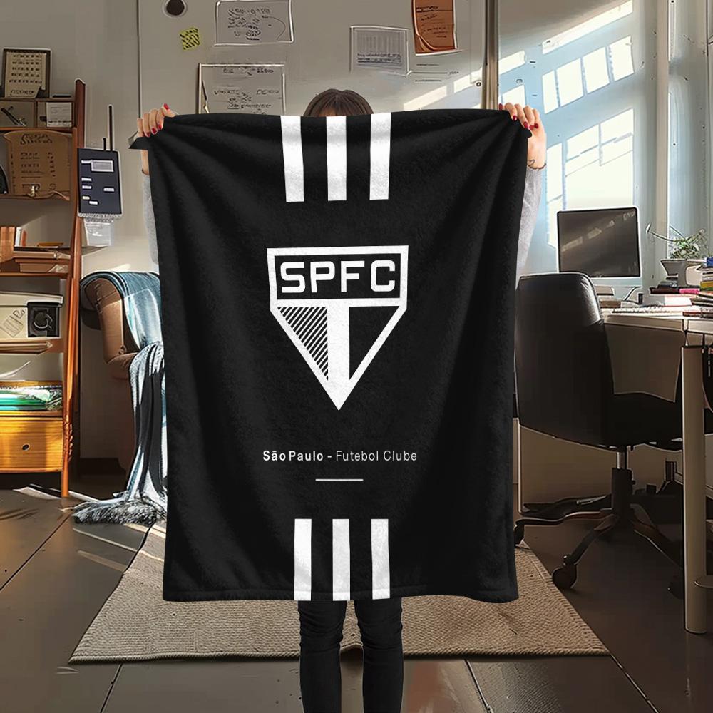 Sao Paulo FC4 Flannel Blanket, High quality Comfortable for All Seasons, Home Decor, Warmth and Comfort