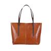 Genuine Leather Tote Bag Women's Large Capacity Vintage Cross-body Bag Women's Commuter Large Shoulder Underarm Bag