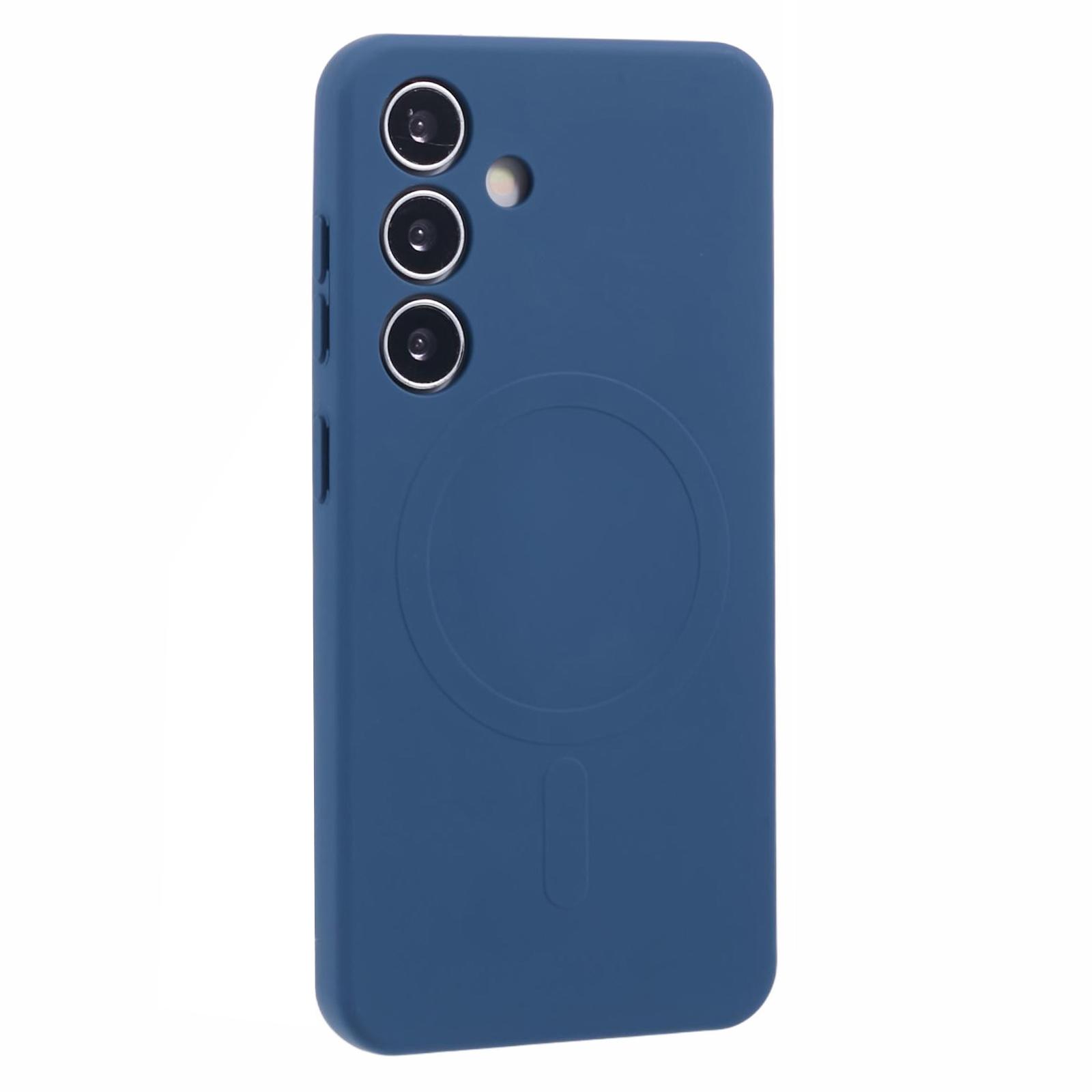 

For Samsung Galaxy S24 Case Shockproof TPU Phone Cover Compatible with MagSafe Sapphire