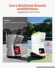 VEVOR Tennis Ball Machine Auto Portable Ball Launcher for Practice Training, with App Remote Control, 150 Ball Capacity, Spin Control