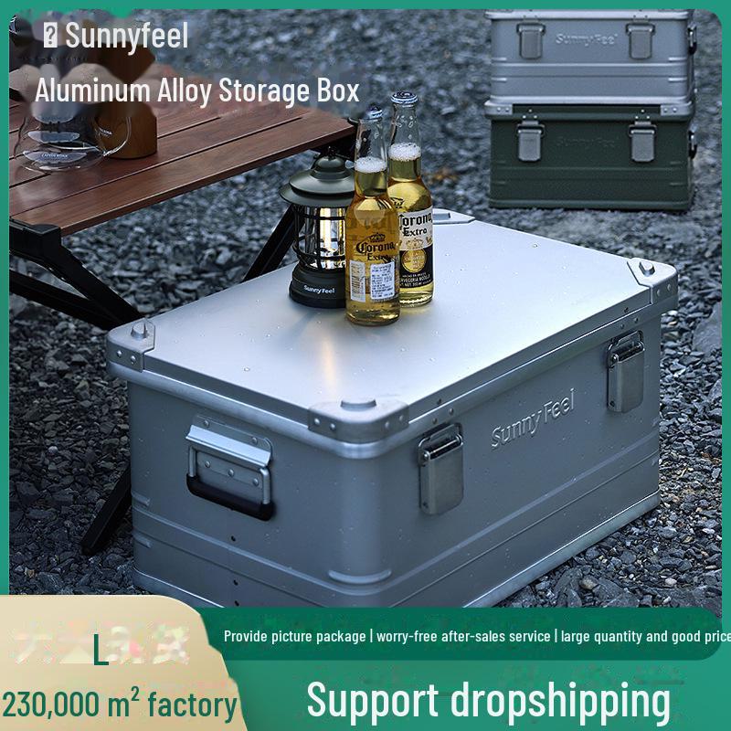 

Коробка для зберігання для кемпінгу SunnyFeel Outdoor з алюмінієвого сплаву
