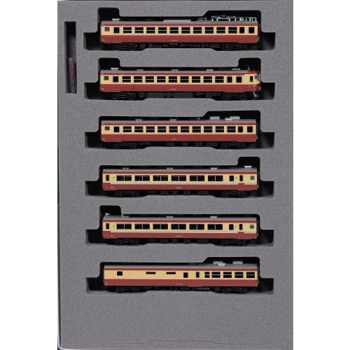 KATO N Gauge 475 Series Express Tateyama/Yunokuni 6-Car Add-On Set 10-1635 Model Train