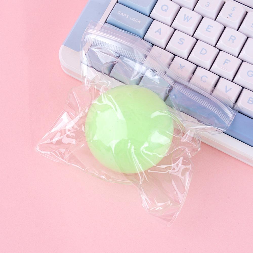 Soft Coconut Oil Squishy Ball Blue Crispy Handmade Ball Ball Quick-rebound Squeeze Toy Office