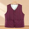 Fashion Winter Short Vest Woman Tops Thick Warm Sleeveless Parkas Middle Age Women's Jackets