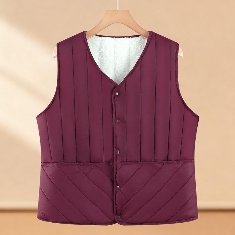 

Мода Зимовий Короткий Жилет Жіночі Топи Товсті Теплі Безрукавки Парки Середнього Віку Жіночі Куртки 8XL фуксія