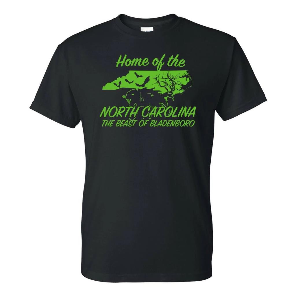 North Carolina Beast of Bladenboro - Cryptid Hunting Horror T-Shirt - Black