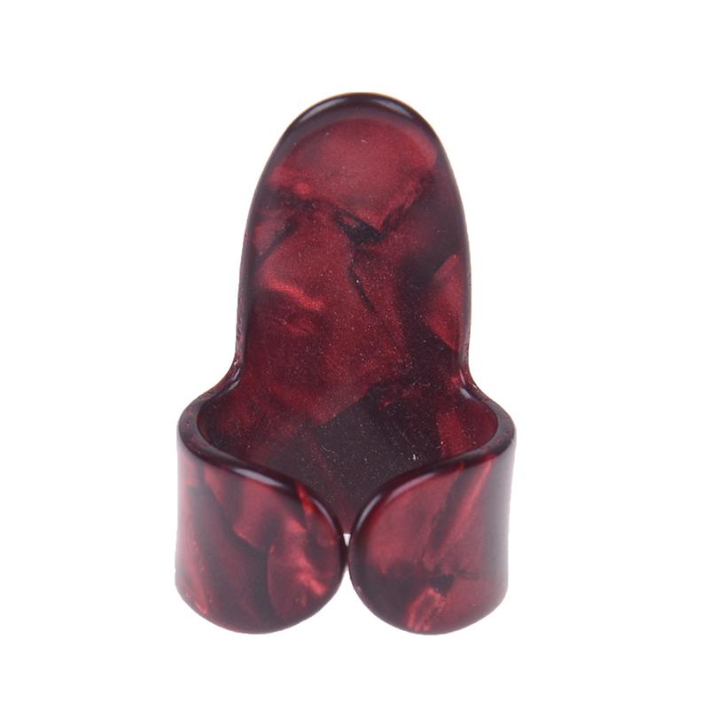Gitarre 10 Stück Plektrum Nagel Picking Daumen Finger Picks Edelstahl Zelluloid