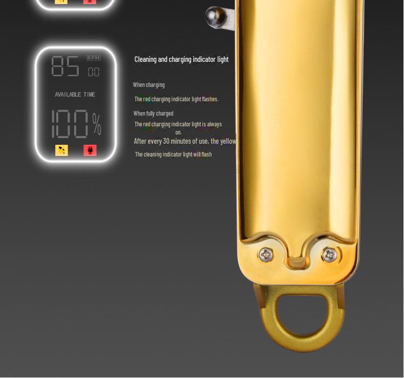 Electric Hair Clipper: Home Self-Service, Customized Oil Head, Salon-Grade Razor for Hair Carving