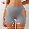 Flarixa 1pcs Mid Waist Butt Lifting Shorts Seamless Tummy Control Body Shaper Women Panties Breathable Belly Slimming Pants