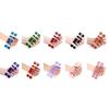 Semi Cured Gel Nail Strips 20Pcs Gel Nail Polish Stickers Wraps for Home Salon