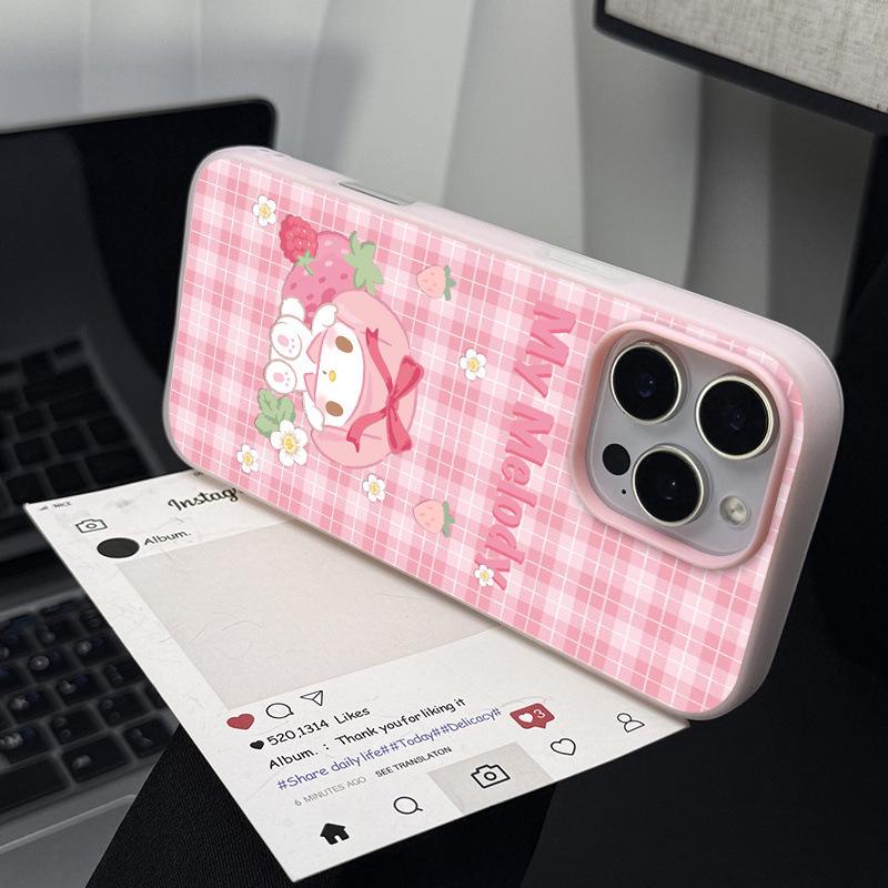 

Sweet Plaid Melody Drop-Proof Case for Apple 17Promax/16/15/14/13/11 14 Plus