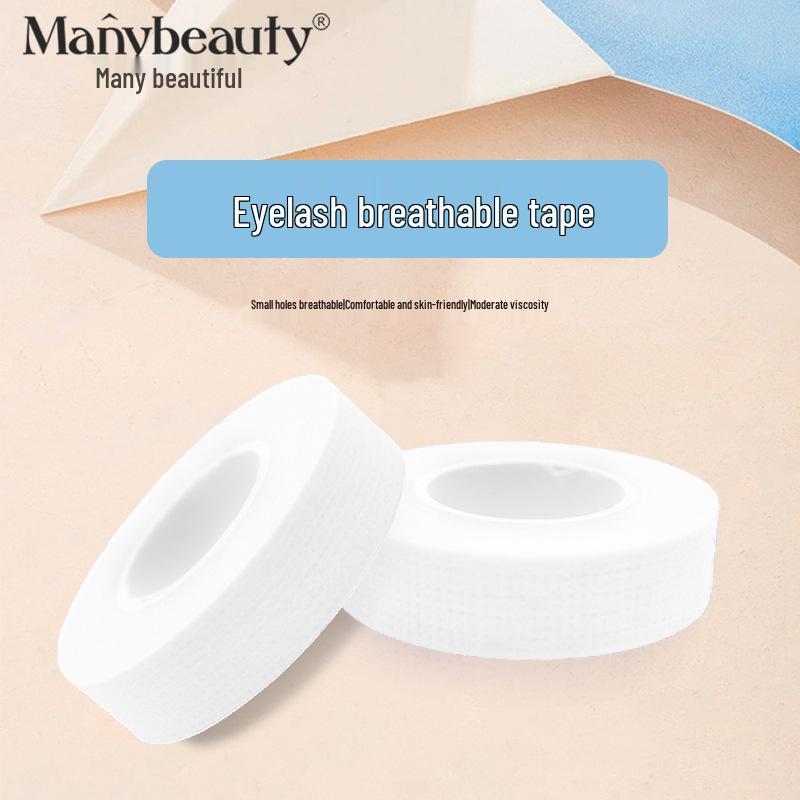 

Дышащая цветная лента-патч для глаз для наращивания ресниц - Нетканый материал, наклейка из ткани с маленькими отверстиями