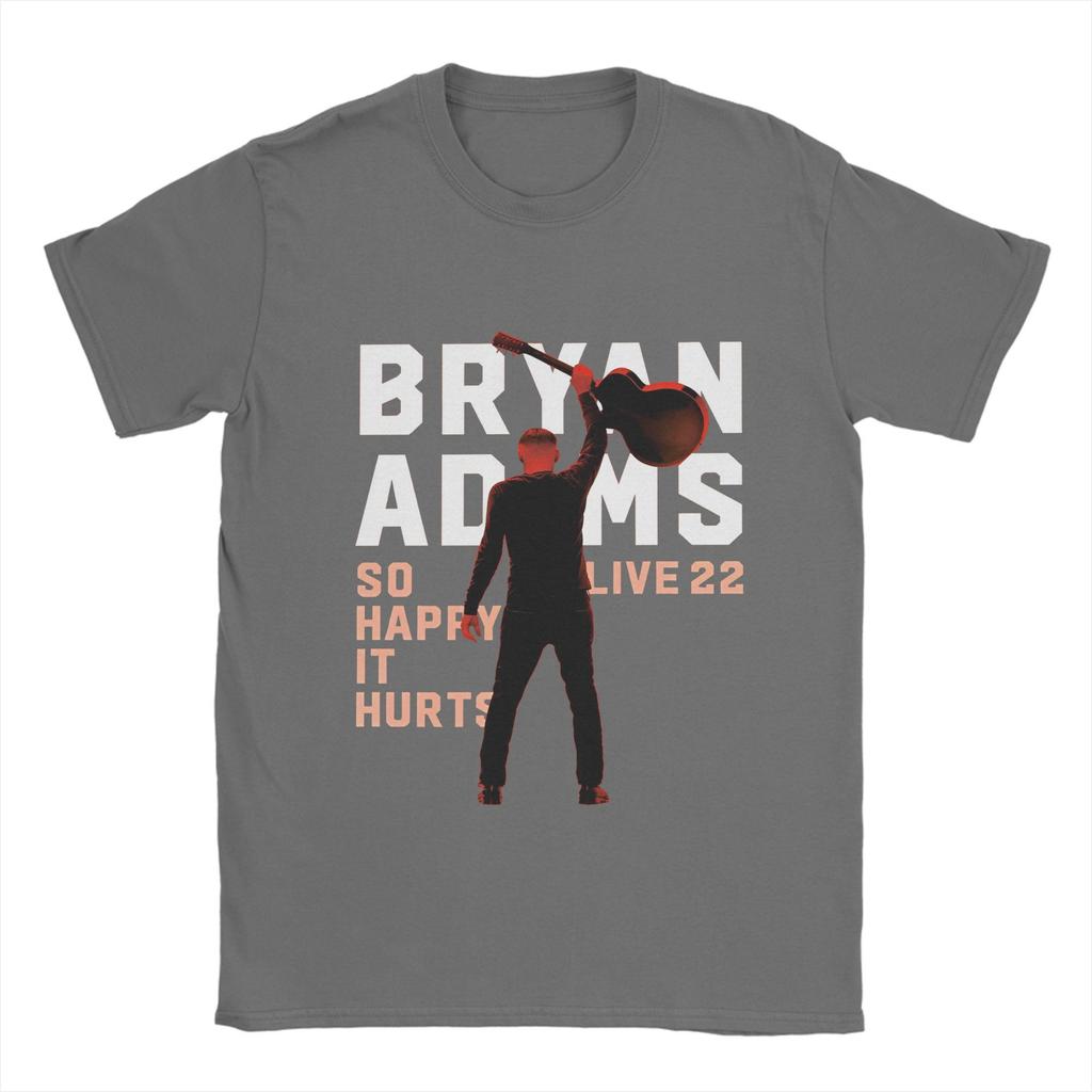Novelty New Popular Bryan Adams  T-Shirt Men Round Collar Cotton T Shirt  Short Sleeve Tees Summer Clothing
