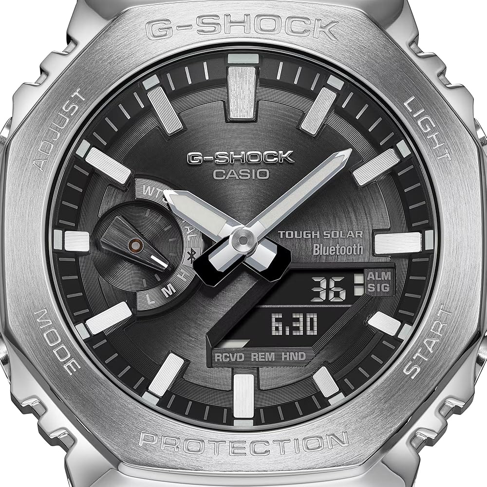 Casio G-Shock Full Metal Bluetooth Tough Solar Men's Watch Silver GM-B2100SD-1A