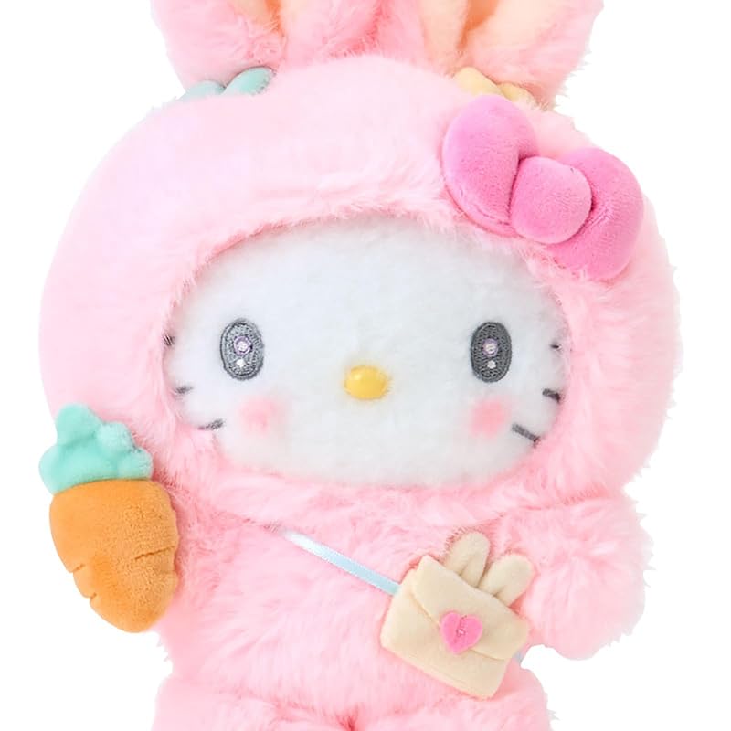 SANRIO Plush Toy (Plump-Eared Rabbit Club) Hello Kitty Ages 3 and Up 629863