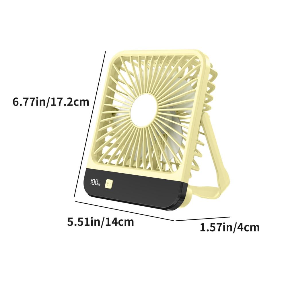 Bocqde Handheld Fan Rechargeable Personal Fans New USB Fan Rechargeable Long-life Home Silent Super Powerful Folding Desktop Electric Fan Clearance!