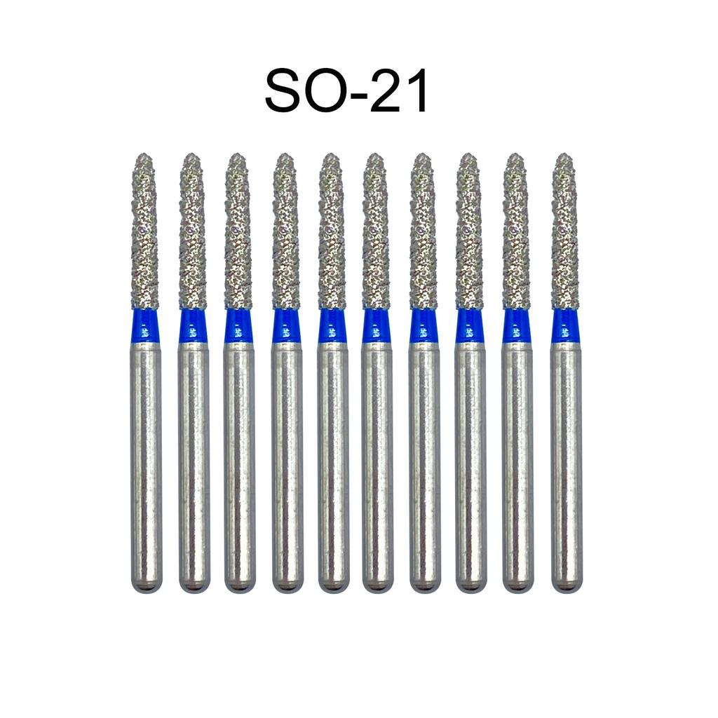 Nun Ck 10 Stück/Packung Dental Diamantbohrer für Hochgeschwindigkeits-Handstück Zahnarztbohrer FG-Serie Durchmesser 1,6 mm