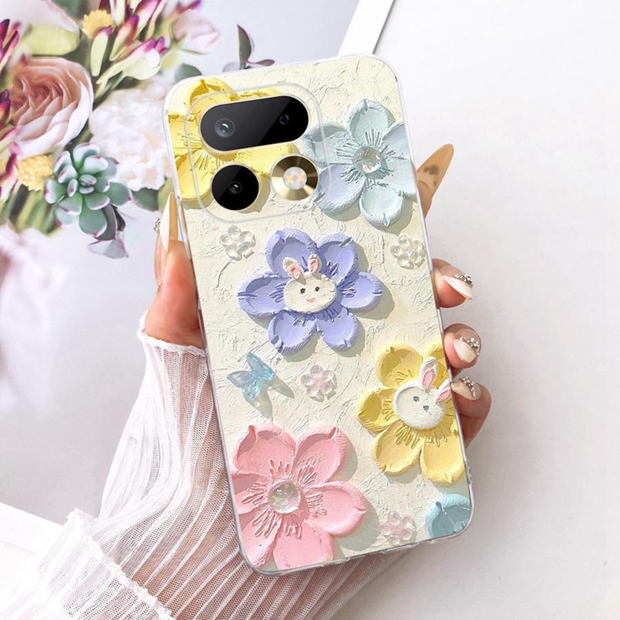For Realme 16 Pro Case Flowers Butterfly Painted Cover Soft Silicone Casing For Realme16 16Pro 16 Pro+ Plus Phone Case