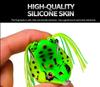 Promotion Factory Price Soft Wood and Silicone Frog Minnow Lure 5g 9g 13g 17.5g Artificial Bait for Trout and Carp Fishing