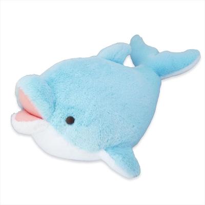Naitou Design [Unterwasser-Spaziergang] Mochidakko Kissen Delfin Plüschtier Verschiedene Artikel Höhe ca.. 20 cm