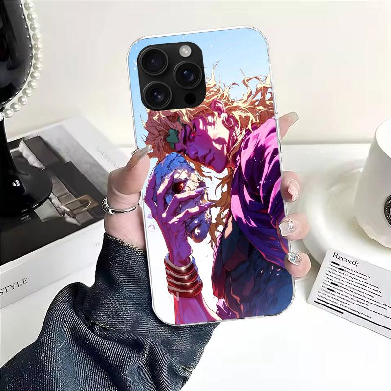 JoJo Adventure Dio Diego Brando Soft Phone Case For IPhone 11 17 Air 16E 16 Pro Max 15 + 14 Plus 13 Mini 12 Apple 7 SE 8 Fundas