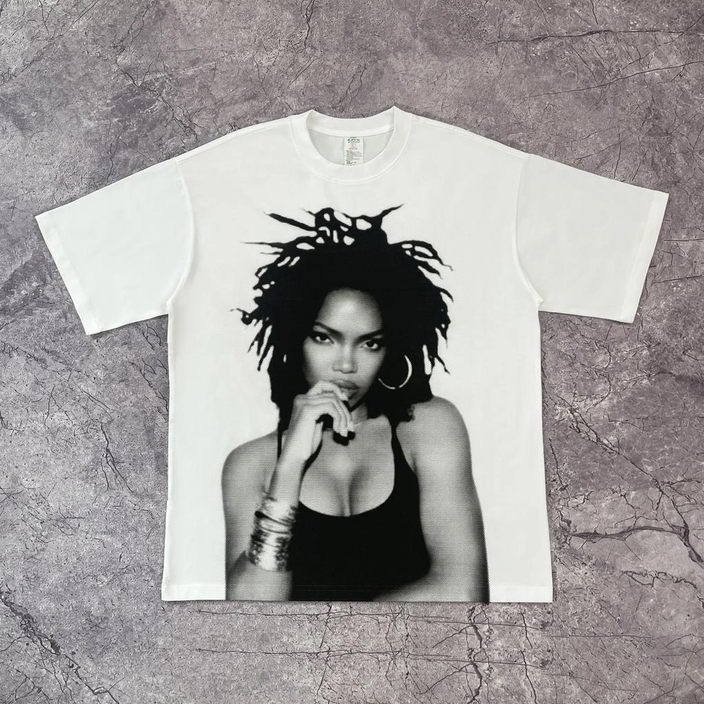 2000s Vintage Casual Girl Print Y2k Women T Shirt Short Sleeve Streetwear Harajuku Gothic Tee Crop Top Men Cotton T-shirt Clothe