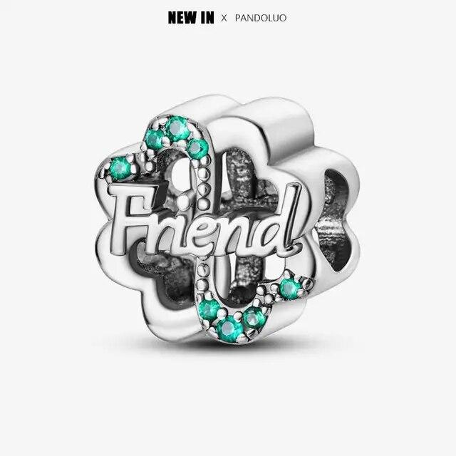 2024 Original New In Fairy Tale Town Series Round Heart Shaped Beads FitNew Bracelet 925 Silver Women Bead DIY Jewelry Gift