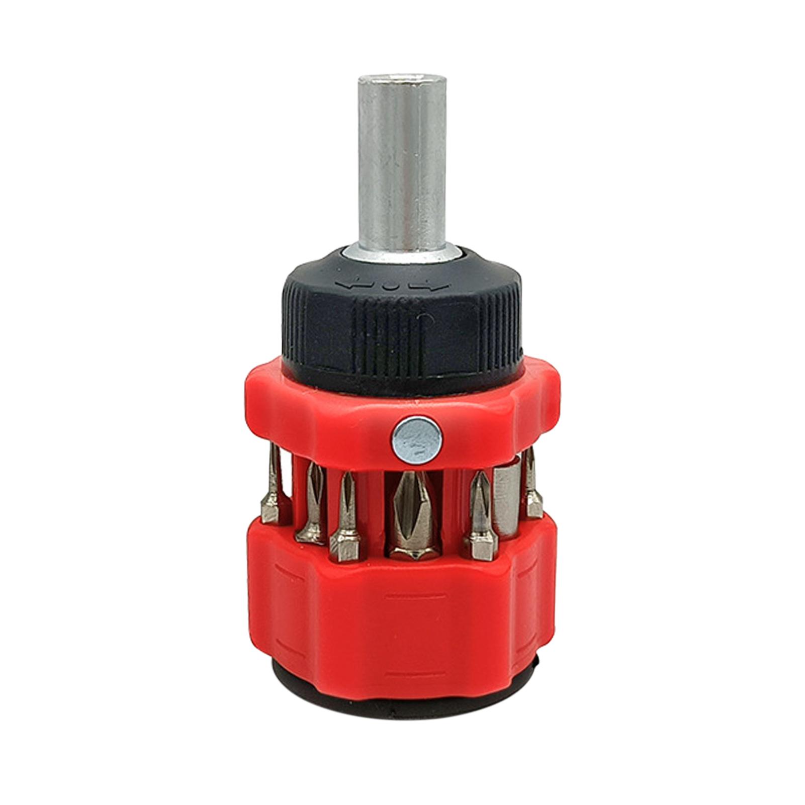 

Многофункциональный мини-комбинированный набор отверток с храповым механизмом 12 в 1, набор мультибитных отверток, инструмент с несколькими отвертками Ratchet красный черный