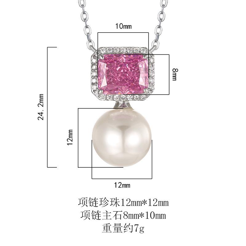 Jewelry Necklaces Pendants High Carbon Diamonds Pearls New Fashion Sense High-end Women's Sweaters Chains Batch Shipment