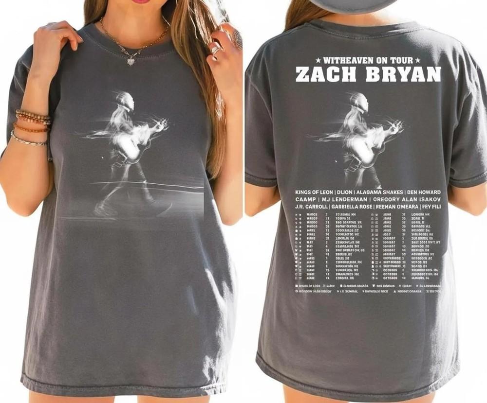 Zach Bryan Quitting Time Tour 2026 Comfort Colors Shirt 1pc Black Fast Ship S