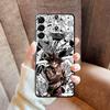 Black Soft Phone Cover Case for Samsung Galaxy A26 A72 A23 A53 A51 A73 A22 A52 A36 A32 A35 A25 A71 A41 A24 A55 Dragon Ball