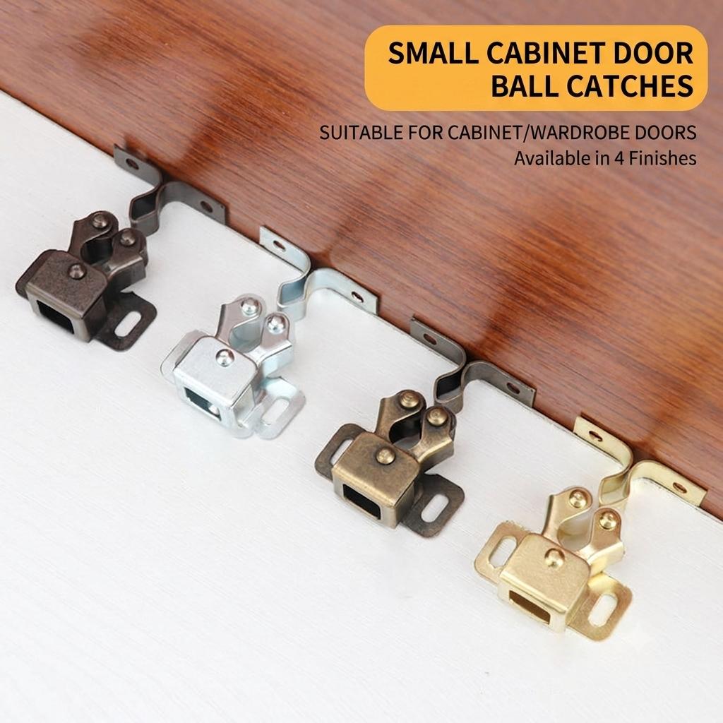 1 Set Magnet Cabinet Catches Door Stop Stoppers Damper Buffer with Screws Furniture Hardware