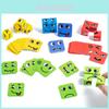 Dq Wooden Expression Changing Cube Puzzle Toy For Children Tabletop Game Challenge Level Toy