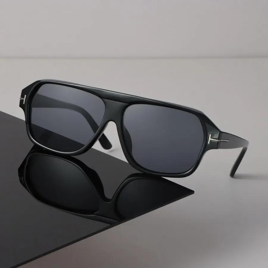 Designer Square Sunglasses Women Men Vintage Black Sun Glasses Fashion Personality Eyewear Mirror Lens Sexy Brand