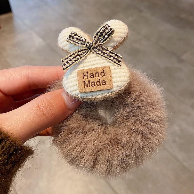 

Детская эластичная плюшевая повязка на голову - нежная, милая резинка для волос для девочек