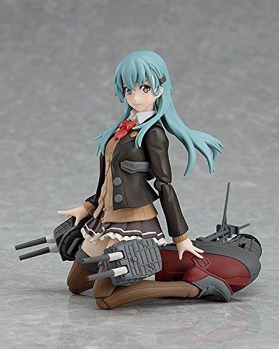 Figma Kantai Collection Suzuya Kaiji bemalte bewegliche Figur -KanColle- Nicht maßstabsgetreues ABS und PVC
