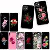 For Xiaomi Redmi 15C 15 A4 A5 9A 9T 10A 10C 9C NFC Note 11 9 8 10 Pro 8T Phone Cover Case Rose Flower Peony Red
