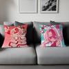 Pavlova Cookie Cartoon Pillowcase 45x45cm Cute Pillowcase Living Room Sofa Cushion Cover Bedroom Home Decoration
