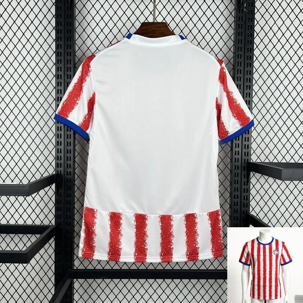 

Hot Selling 3D Printed T-shirt Paraguay Style Jersey Quick Drying Sweat Absorbing Sports Tops Comfort Fashion Training Wear Tees S