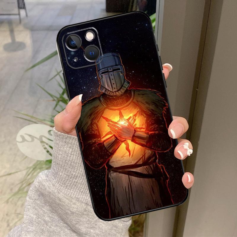 Praise the Sun Dark Souls Case For iPhone 13 11 14 12 15 16 Pro Max Plus XR X XS Max 12 13 Mini Soft Cover