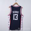 Embroidered NBA Clippers Jersey Paul George 13 Basketball Uniform Shirt Men Women Sportswear