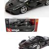 brago 1:24 Ferrari LaFerrari Aperta Svart - 70-årsjubileum Diecast