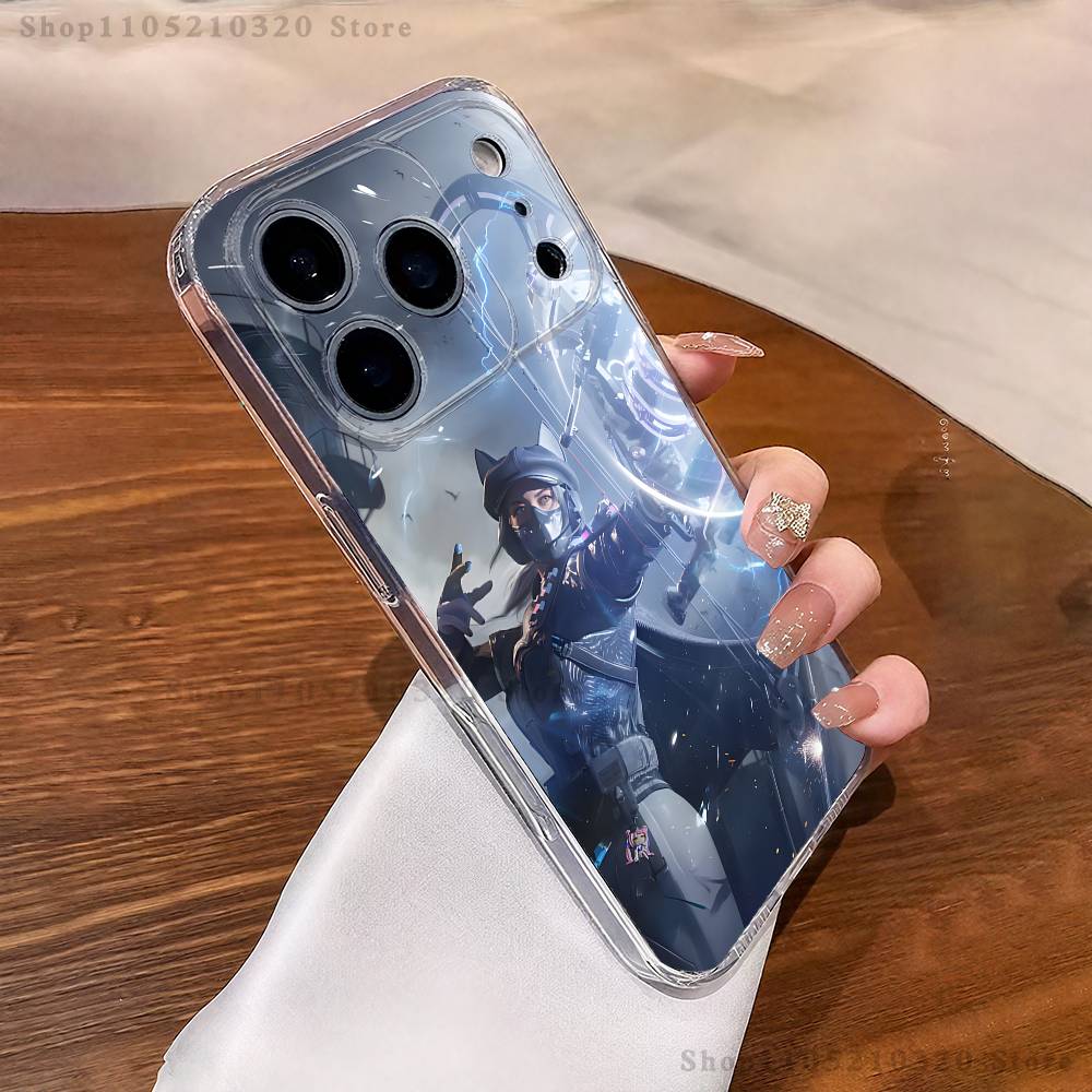 Game Delta Force Phone Case For iPhone 16,15,17,12,13,14,11 Max,Pro,Plus,X,XS,XR,SE4,E Mini Transparent Cover