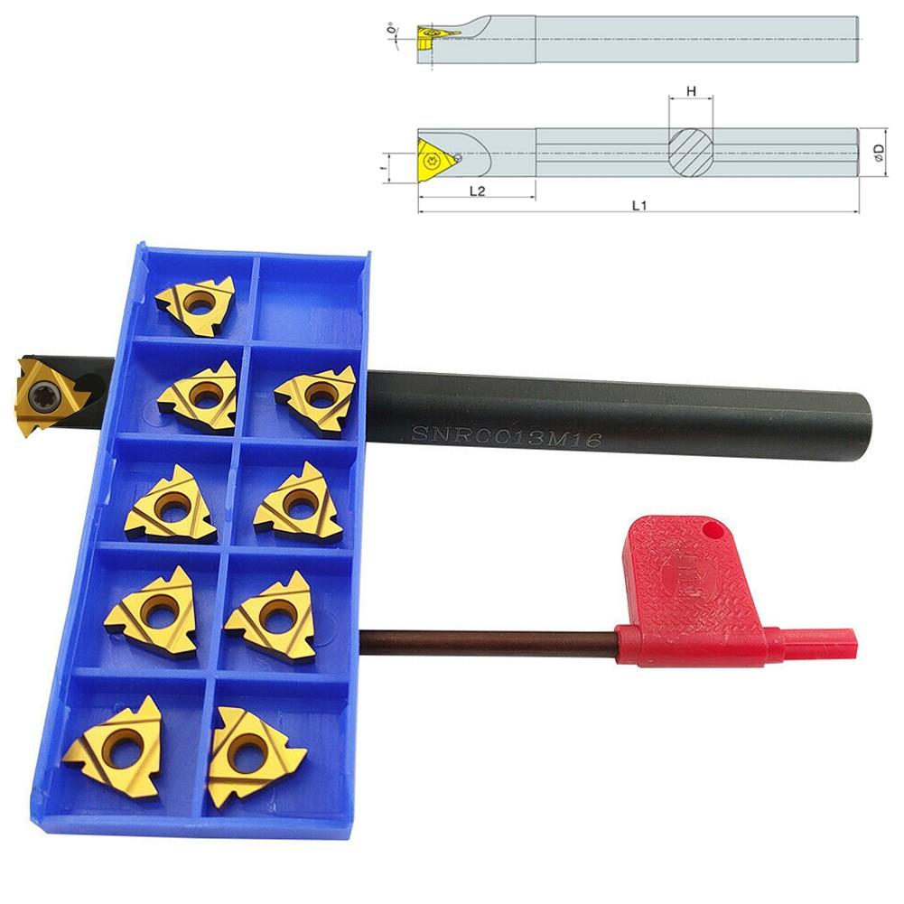 SNR0013M16 Lathe Internal Threading Boring Bar Turning Tool Holder + 16IR AG60