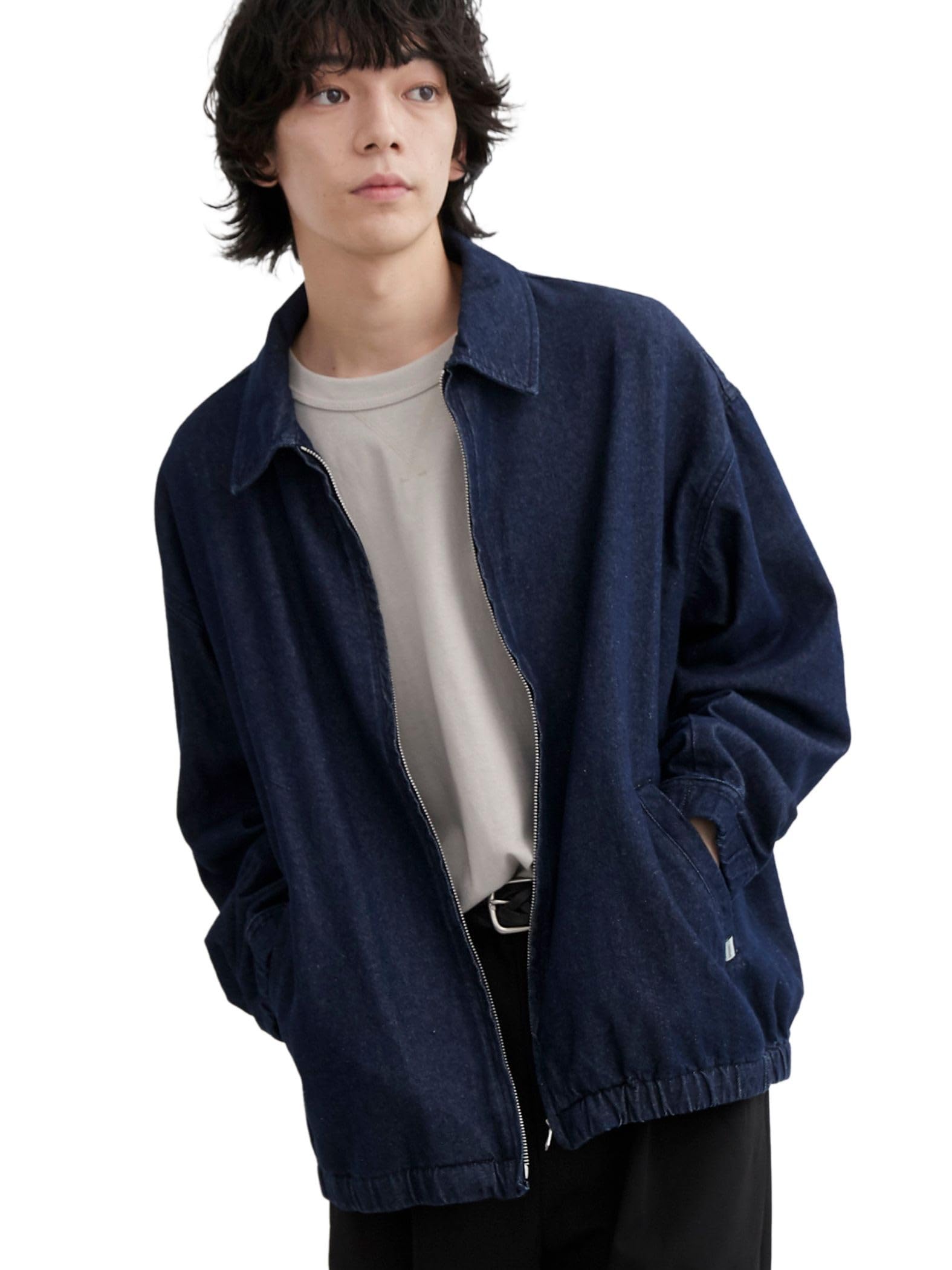 Cohen Denim Blouson 75606020233 7970 NAVY L C.DENIMS Zip-Up (79)