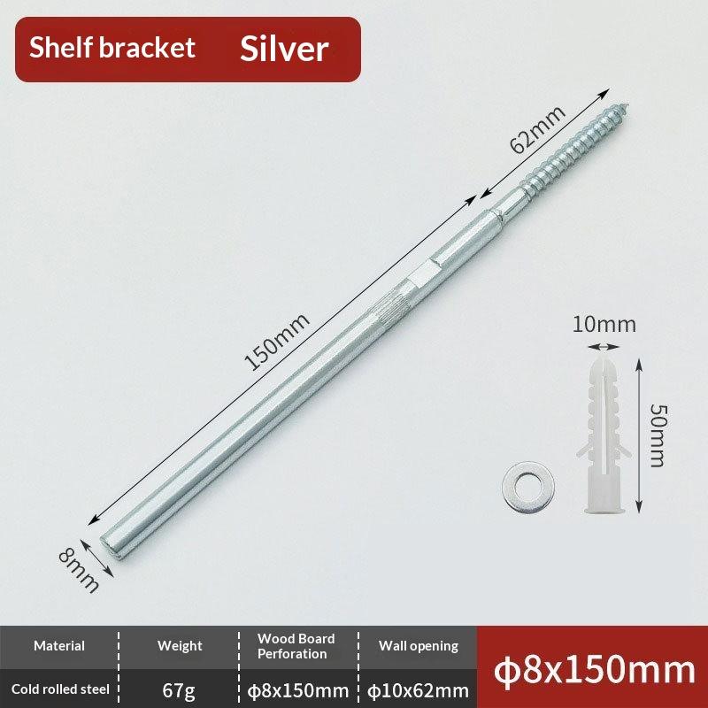 1Set Floating Shelf Bracket 100-300Mm Floating Shelf Bracket Wall Mount Support Wall Bookshelf Invisible Partition Support Parts